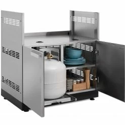 NewAge Products Outdoor Kitchen Classic Stainless Steel Gas Grill Cabinet 92 NewAge Products Outdoor Kitchen Classic Stainless Steel Gas Grill Cabinet