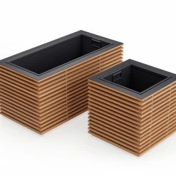 NewAge Products Monterey Square Planter & Rectangular Planter Boxes (Set Of 2)