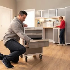 NewAge Products Bold Series 3 Piece Cabinet Set Garage Storage 32 NewAge Products Bold Series 3 Piece Cabinet Set Garage Storage