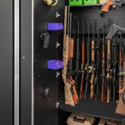 NewAge Products Secure Gun Cabinet Accessory - Parts Bin And Support Brackets (Pack Of 2) Garage Storage