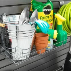 NewAge Products Shallow Basket Garage Storage 9 NewAge Products Shallow Basket Garage Storage