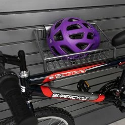 NewAge Products Shallow Basket With Bike Hook (Pack Of 1) Garage Storage 5 NewAge Products Shallow Basket With Bike Hook (Pack Of 1) Garage Storage