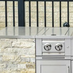 NewAge Products Signature Series Outdoor Kitchen Countertop 1 Sided Extended