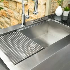 NewAge Products Signature Series Outdoor Kitchen 36 In. Farmhouse Sink Cabinet