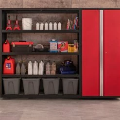 NewAge Products Pro Series 4 Piece Cabinet Set Garage Storage 63 NewAge Products Pro Series 4 Piece Cabinet Set Garage Storage