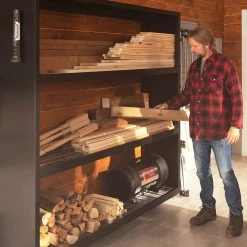 NewAge Products Bold Series 72 In. Wall Mounted Rack - Black Garage Storage 13 NewAge Products Bold Series 72 In. Wall Mounted Rack - Black Garage Storage