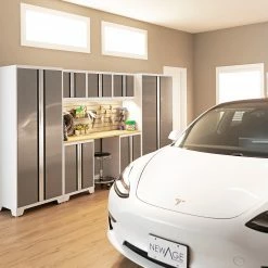 NewAge Products Bold Series 3 Piece Cabinet Set Garage Storage 27 NewAge Products Bold Series 3 Piece Cabinet Set Garage Storage