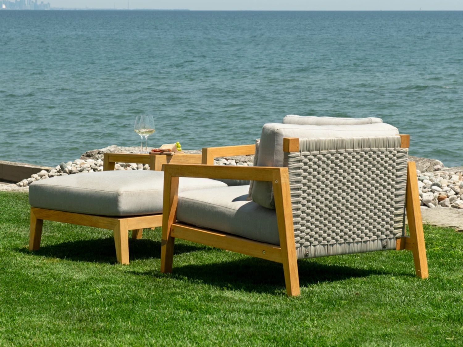 NewAge Products Lakeside Chat Chair With Ottoman Patio Furniture 9 NewAge Products Lakeside Chat Chair With Ottoman Patio Furniture