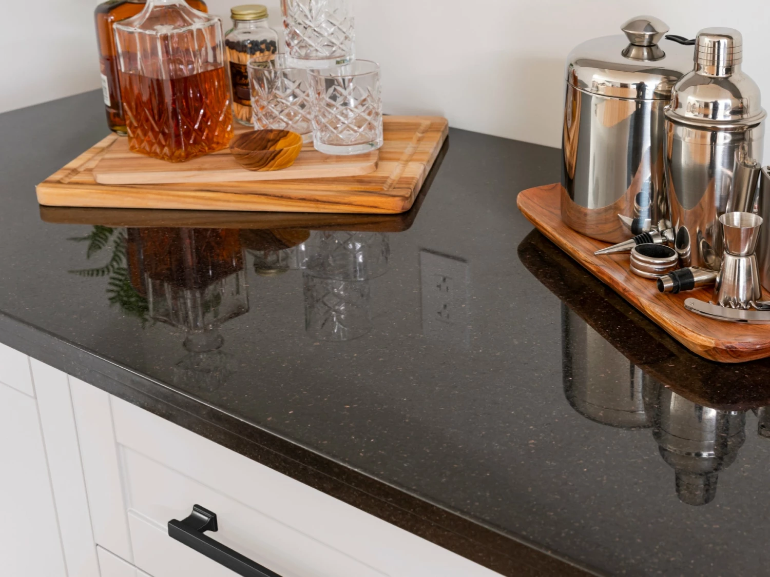 NewAge Products Home Bar Cabinets Home Bar 4 Piece Cabinet Set With Glass Door And Single Drawer Cabinets - 24 Inch 11 NewAge Products Home Bar Cabinets Home Bar 4 Piece Cabinet Set With Glass Door And Single Drawer Cabinets - 24 Inch