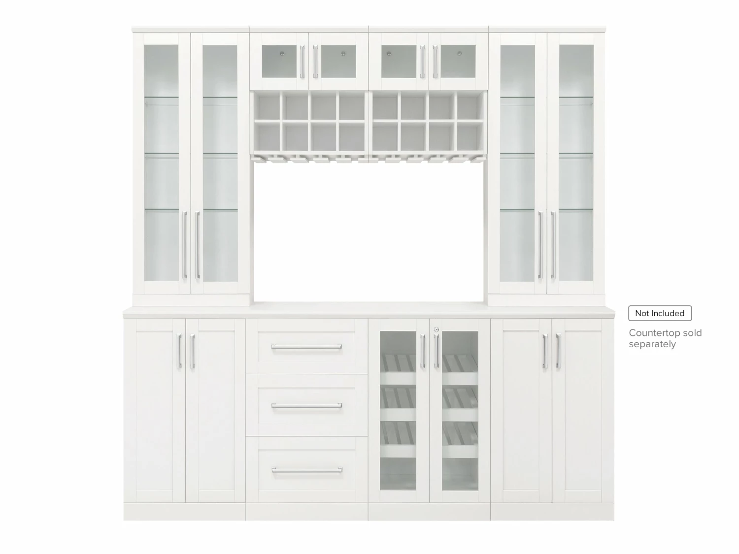 NewAge Products Home Bar 8 Piece Cabinet Set Home Bar Cabinets 1 NewAge Products Home Bar 8 Piece Cabinet Set Home Bar Cabinets