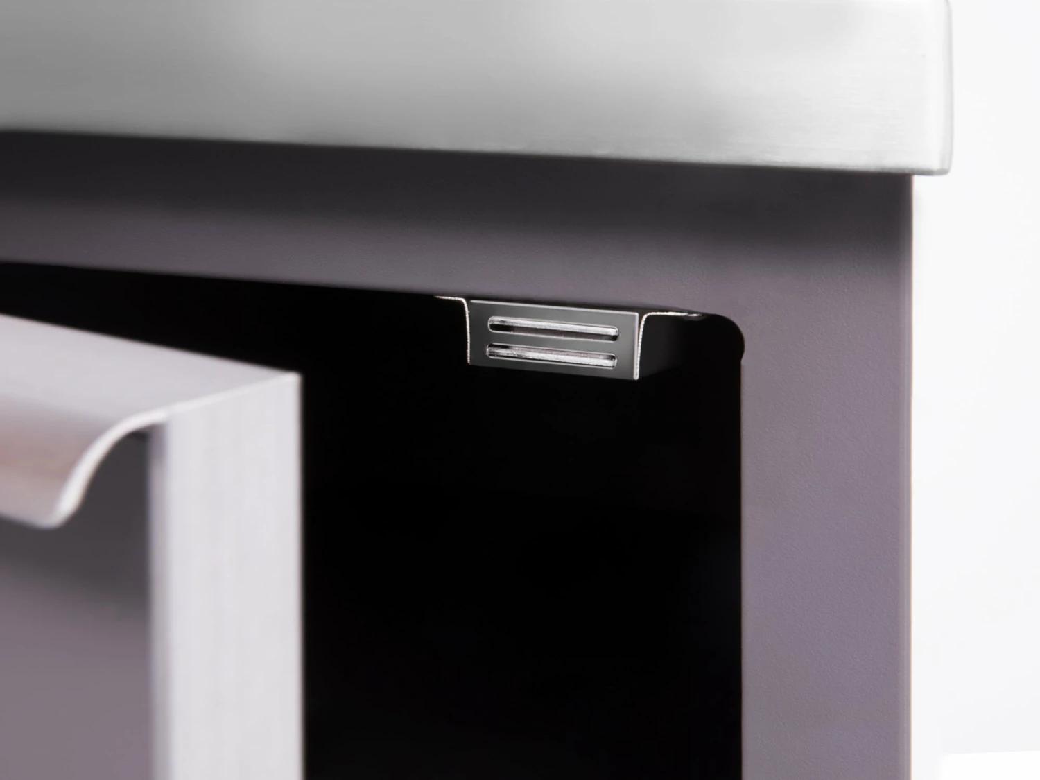 NewAge Products Outdoor Kitchen Aluminum 45 Degree Corner Cabinet - Slate Gray 8 NewAge Products Outdoor Kitchen Aluminum 45 Degree Corner Cabinet - Slate Gray