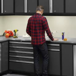 NewAge Products Pro Series Gray 16 Piece Cabinet Set