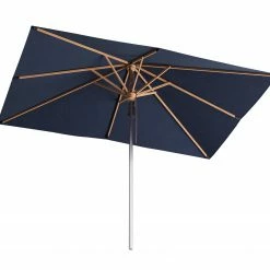 NewAge Products Umbrellas Rectangular Umbrella With Post And Steel Base