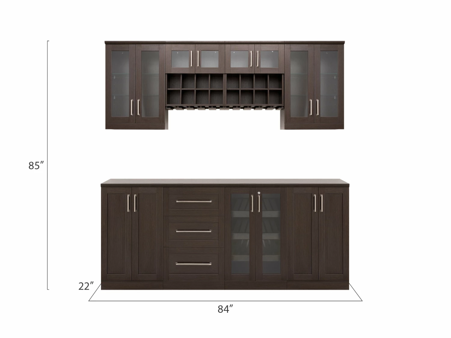 NewAge Products Home Bar 8 Piece Cabinet Set Home Bar Cabinets 20 NewAge Products Home Bar 8 Piece Cabinet Set Home Bar Cabinets