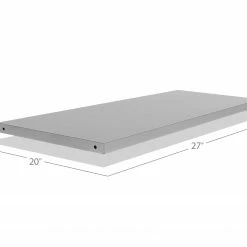 NewAge Products Performance Plus 2.0 Gloss Silver Mobile Locker Shelves (2 Pack)