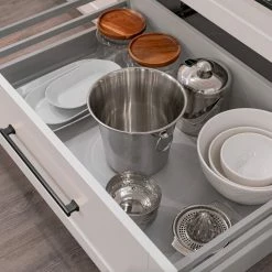 NewAge Products Home Bar 6 Piece Cabinet Set With Single Drawer Cabinets And Shelves - 24 Inch