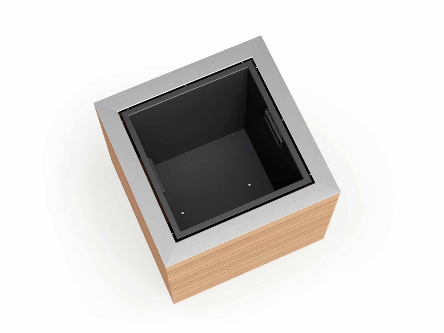 NewAge Products Rhodes Square Planter (Set Of 2) Planter Boxes 14 NewAge Products Rhodes Square Planter (Set Of 2) Planter Boxes