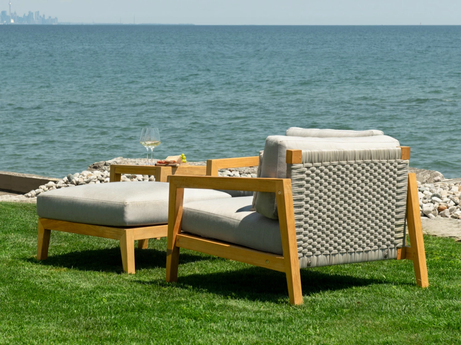 NewAge Products Lakeside Chat Chair With Ottoman Patio Furniture 3 NewAge Products Lakeside Chat Chair With Ottoman Patio Furniture