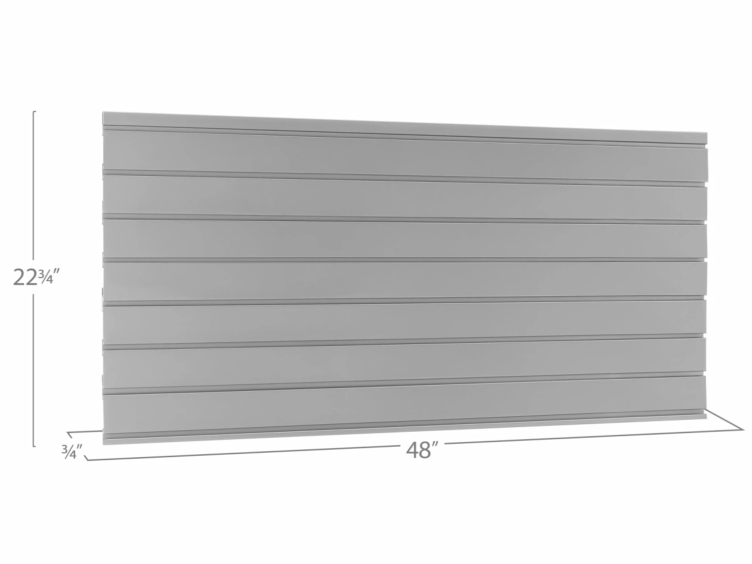 NewAge Products Bold Series 48 In. And 72 In. Slatwall Backsplash Set 6 NewAge Products Bold Series 48 In. And 72 In. Slatwall Backsplash Set