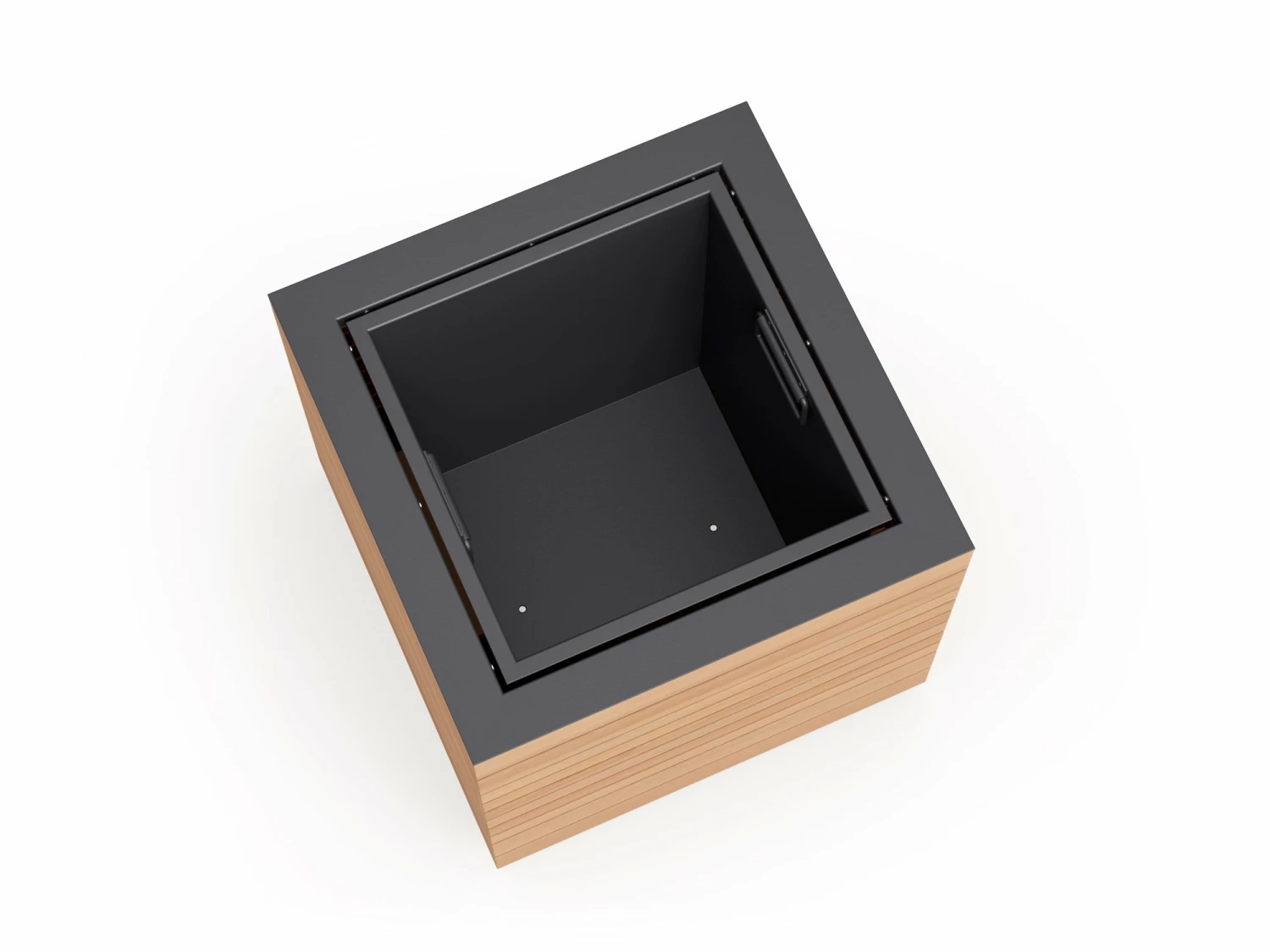 NewAge Products Rhodes Square Planter (Set Of 2) Planter Boxes 6 NewAge Products Rhodes Square Planter (Set Of 2) Planter Boxes