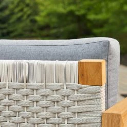 NewAge Products Lakeside 4 Seater Chat Set With Coffee Table And Side Table