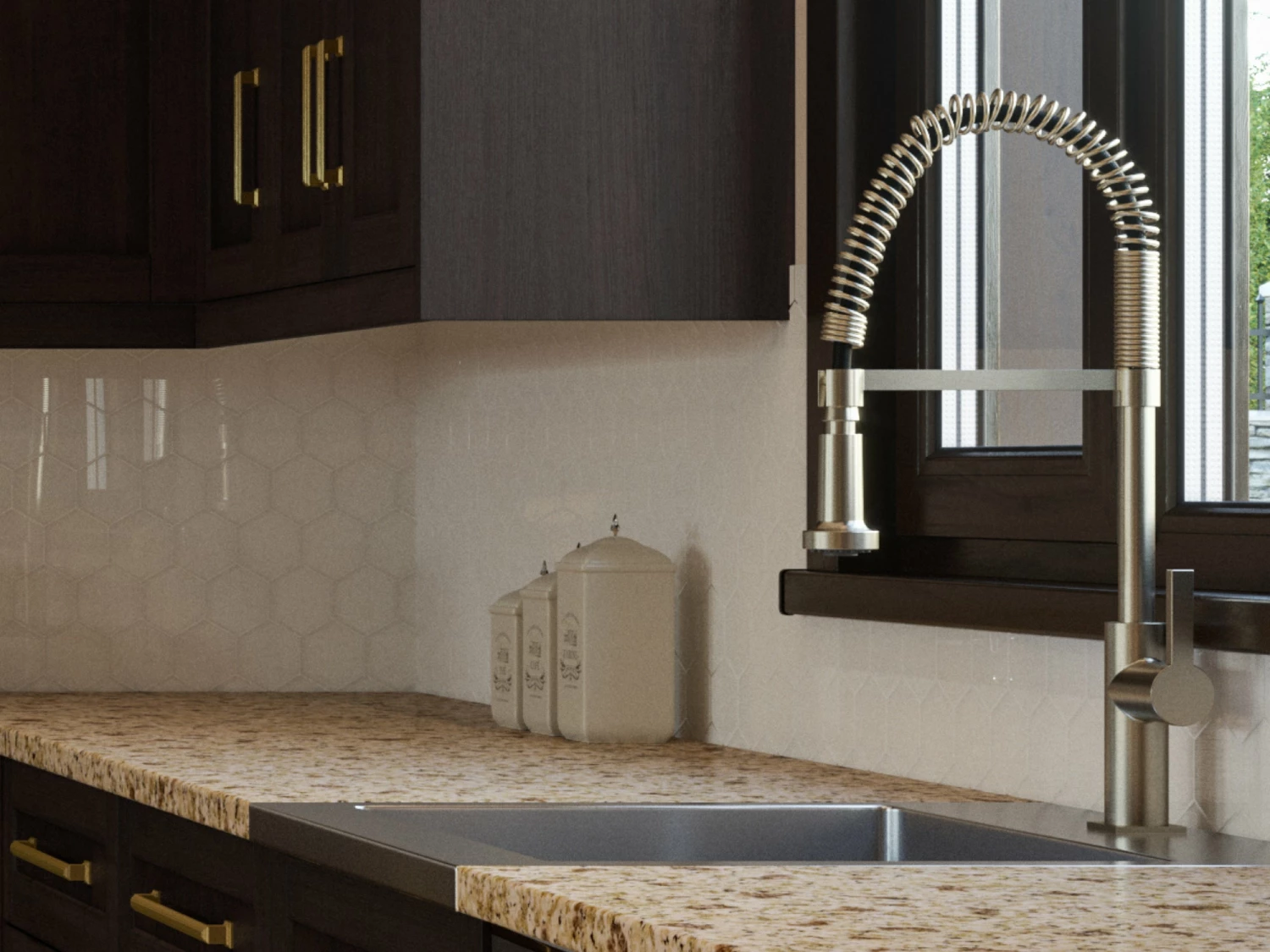 NewAge Products Coiled Pull-Down Faucet 7 NewAge Products Coiled Pull-Down Faucet