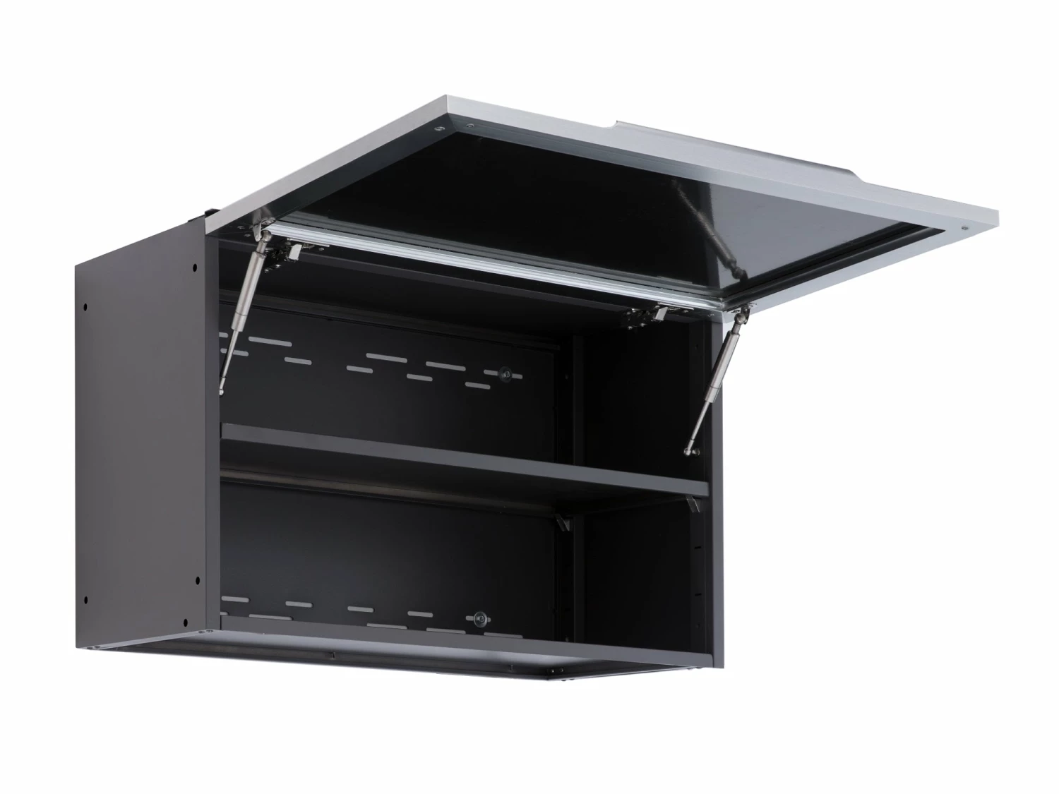 NewAge Products Outdoor Kitchen Aluminum Wall Cabinet - Slate Gray 2 NewAge Products Outdoor Kitchen Aluminum Wall Cabinet - Slate Gray