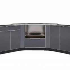 NewAge Products Outdoor Kitchen Aluminum 5 Piece Cabinet Set