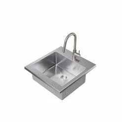 NewAge Products 24 In. Standard Sink With Classic Pull Down Faucet Shop Kitchen Sets