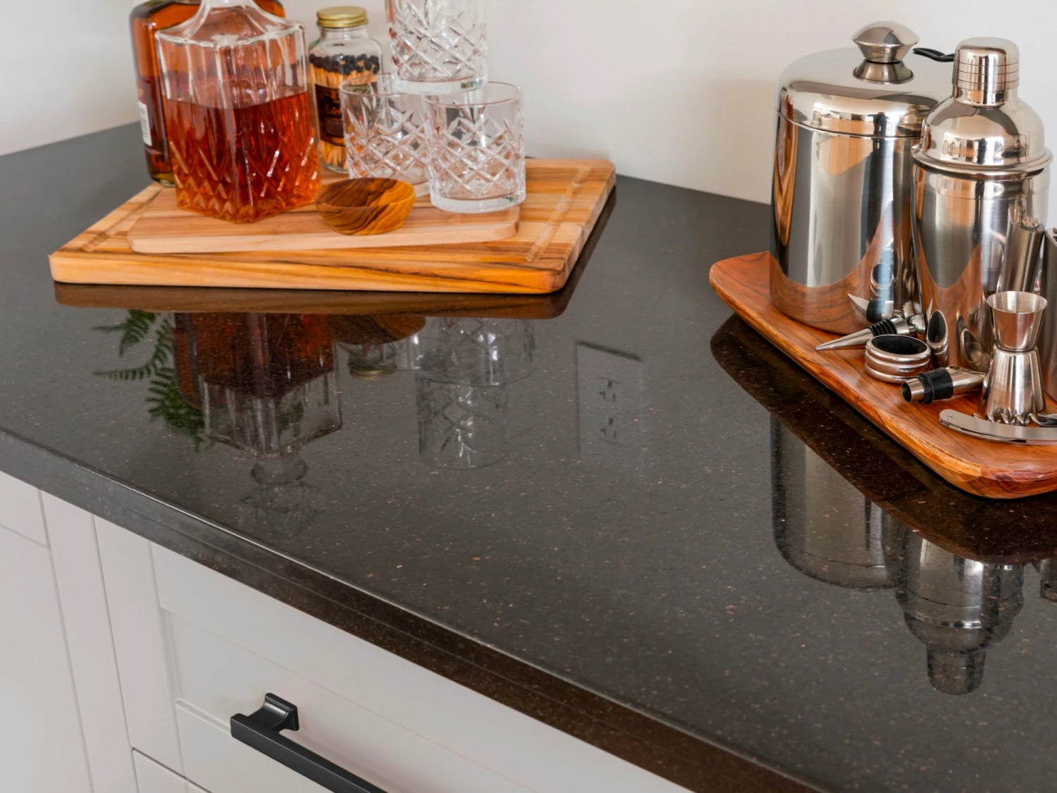 NewAge Products Home Bar Cabinets Home Bar 4 Piece Cabinet Set With Glass Door And Single Drawer Cabinets - 24 Inch 22 NewAge Products Home Bar Cabinets Home Bar 4 Piece Cabinet Set With Glass Door And Single Drawer Cabinets - 24 Inch