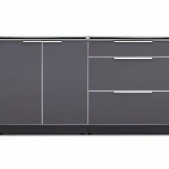 NewAge Products Outdoor Kitchen Aluminum 2 Piece Cabinet Set