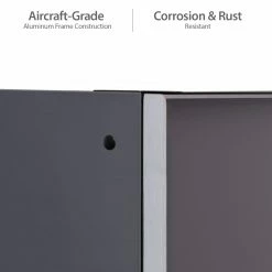 NewAge Products Outdoor Kitchen Aluminum Wall Cabinet - Slate Gray 12 NewAge Products Outdoor Kitchen Aluminum Wall Cabinet - Slate Gray