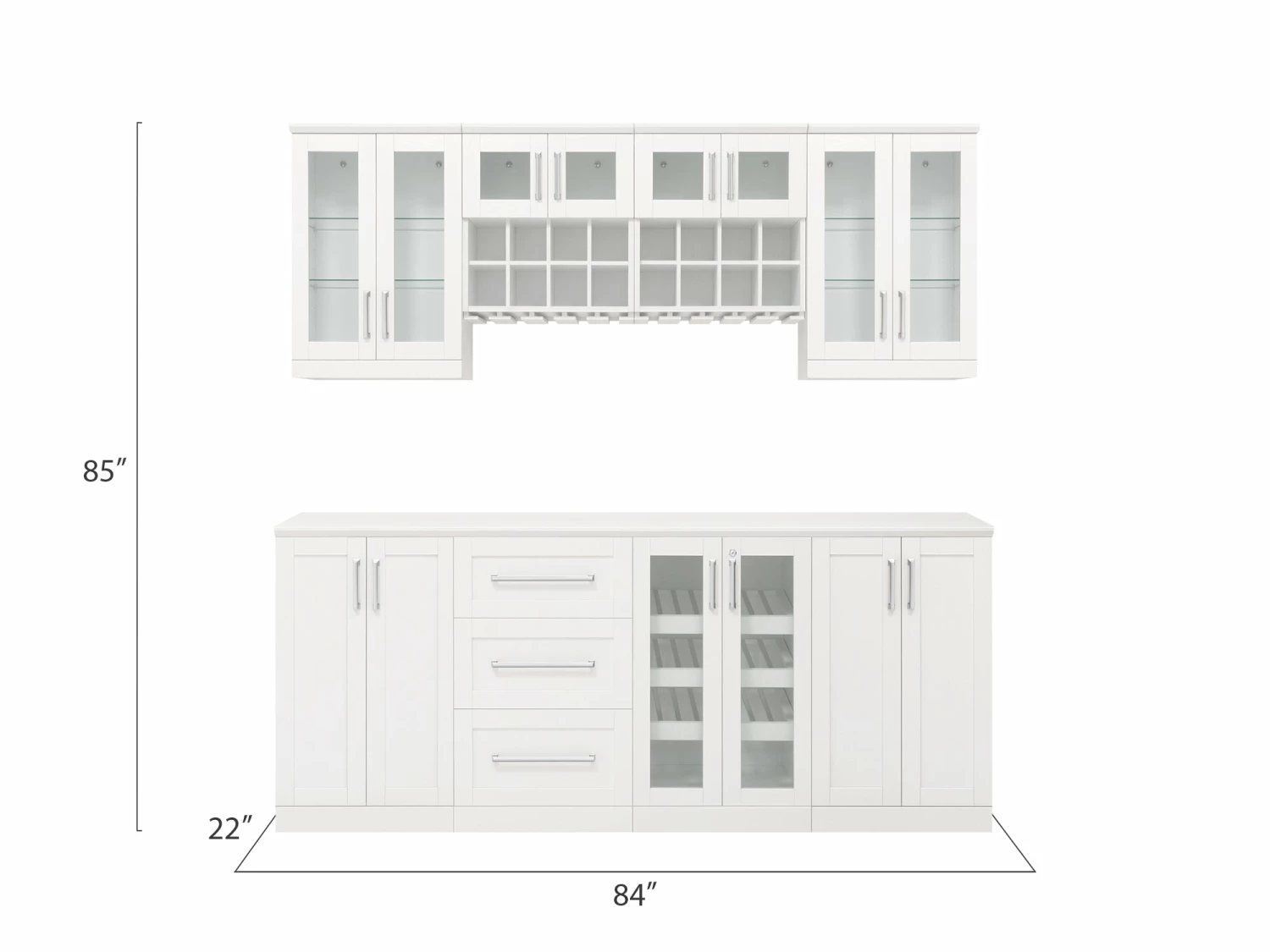 NewAge Products Home Bar 8 Piece Cabinet Set Home Bar Cabinets 3 NewAge Products Home Bar 8 Piece Cabinet Set Home Bar Cabinets
