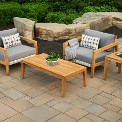 NewAge Products Patio Furniture Lakeside 3 Piece Set With Coffee Table 65 NewAge Products Patio Furniture Lakeside 3 Piece Set With Coffee Table