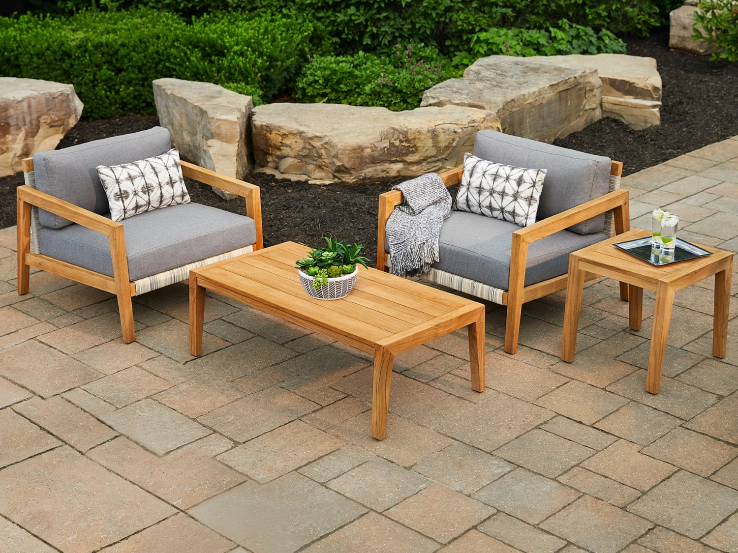 NewAge Products Patio Furniture Lakeside 3 Piece Set With Coffee Table 31 NewAge Products Patio Furniture Lakeside 3 Piece Set With Coffee Table