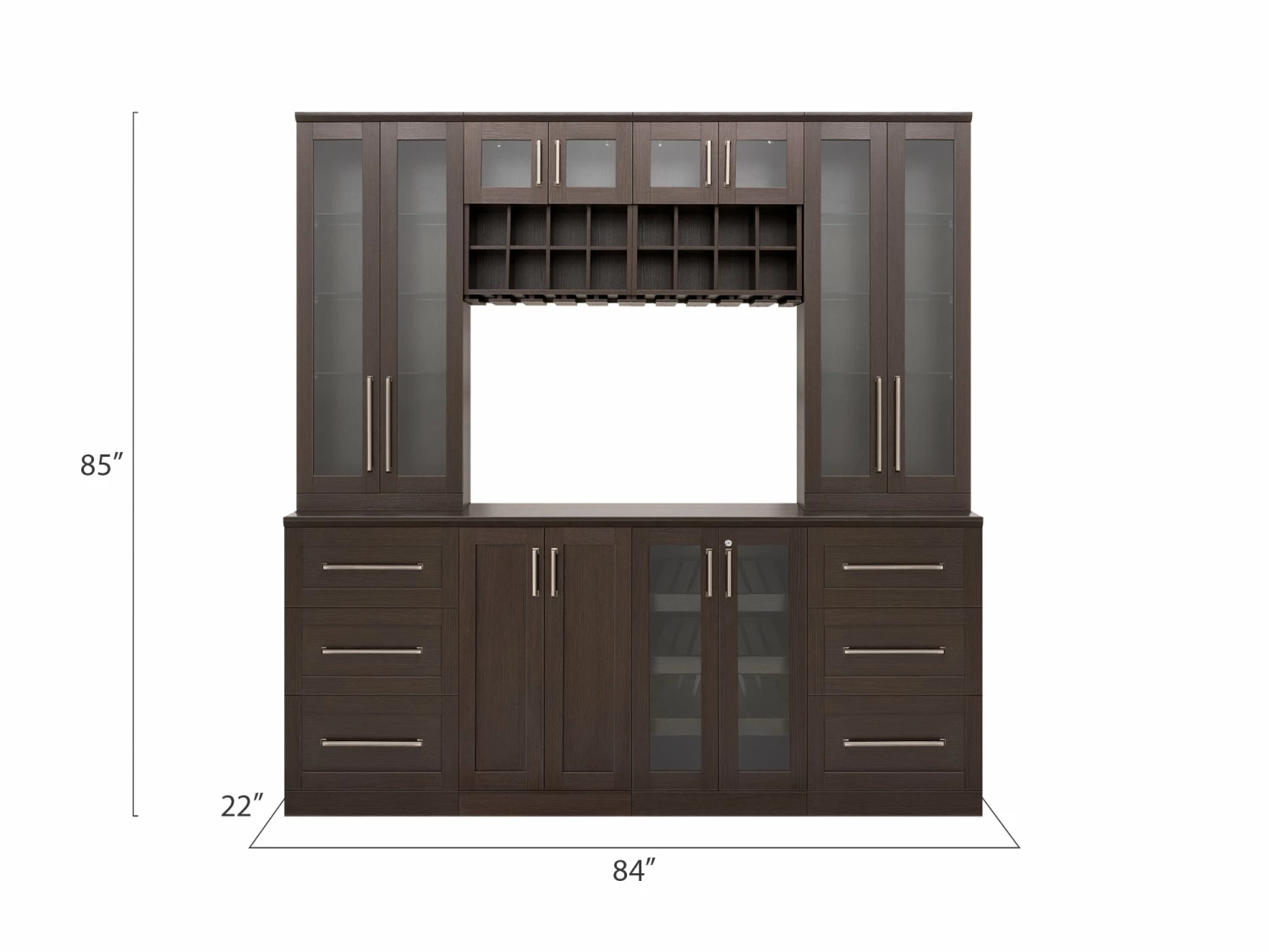 NewAge Products Home Bar Cabinets Home Bar 8 Piece Cabinet Set 20 NewAge Products Home Bar Cabinets Home Bar 8 Piece Cabinet Set