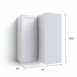 NewAge Products Home Corner Wall Cabinet - 27 Inch 39 NewAge Products Home Corner Wall Cabinet - 27 Inch