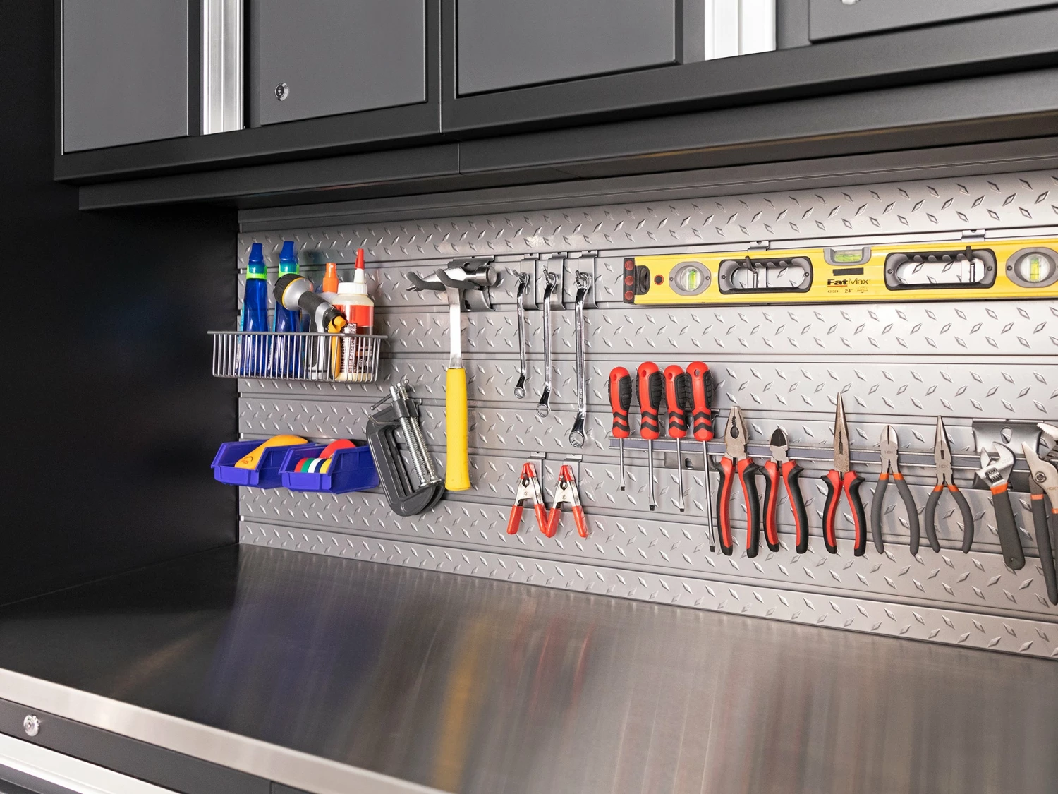 NewAge Products Pro Series Gray 12 Piece Cabinet Set Garage Storage 13 NewAge Products Pro Series Gray 12 Piece Cabinet Set Garage Storage