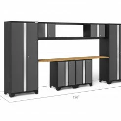 NewAge Products Bold Series 9 Piece Cabinet Set Garage Storage