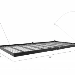 NewAge Products Pro Series 4 Ft. X 8 Ft. And 2 Ft. X 8 Ft. Wall Mounted Steel Shelf Set Large Storage Solutions 23 NewAge Products Pro Series 4 Ft. X 8 Ft. And 2 Ft. X 8 Ft. Wall Mounted Steel Shelf Set Large Storage Solutions