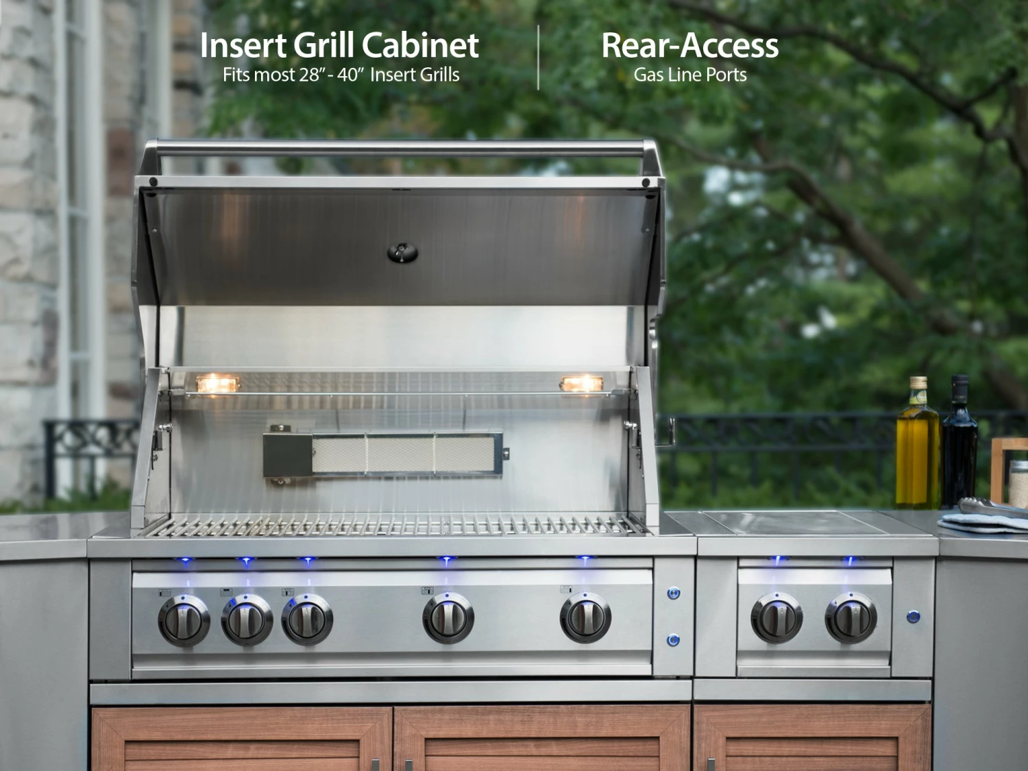 NewAge Products Outdoor Kitchen Stainless Steel 3 Piece Cabinet Set 23 NewAge Products Outdoor Kitchen Stainless Steel 3 Piece Cabinet Set