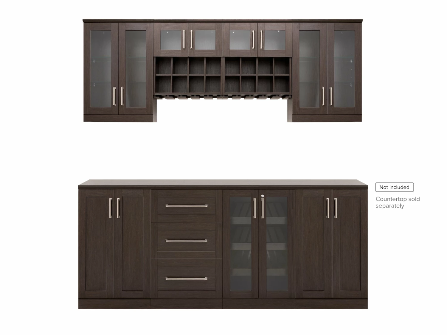 NewAge Products Home Bar 8 Piece Cabinet Set Home Bar Cabinets 18 NewAge Products Home Bar 8 Piece Cabinet Set Home Bar Cabinets