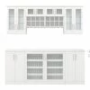 NewAge Products Home Bar 7 Piece Cabinet Set