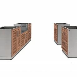 NewAge Products Outdoor Kitchen Stainless Steel 5 Piece Cabinet Set 28 NewAge Products Outdoor Kitchen Stainless Steel 5 Piece Cabinet Set