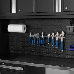 NewAge Products 2 X Pro Series 84 In. Diamond Plate Slatwall Backsplash 25 NewAge Products 2 X Pro Series 84 In. Diamond Plate Slatwall Backsplash