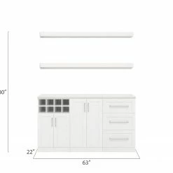 NewAge Products Home Bar 5 Piece Cabinet Set 28 NewAge Products Home Bar 5 Piece Cabinet Set