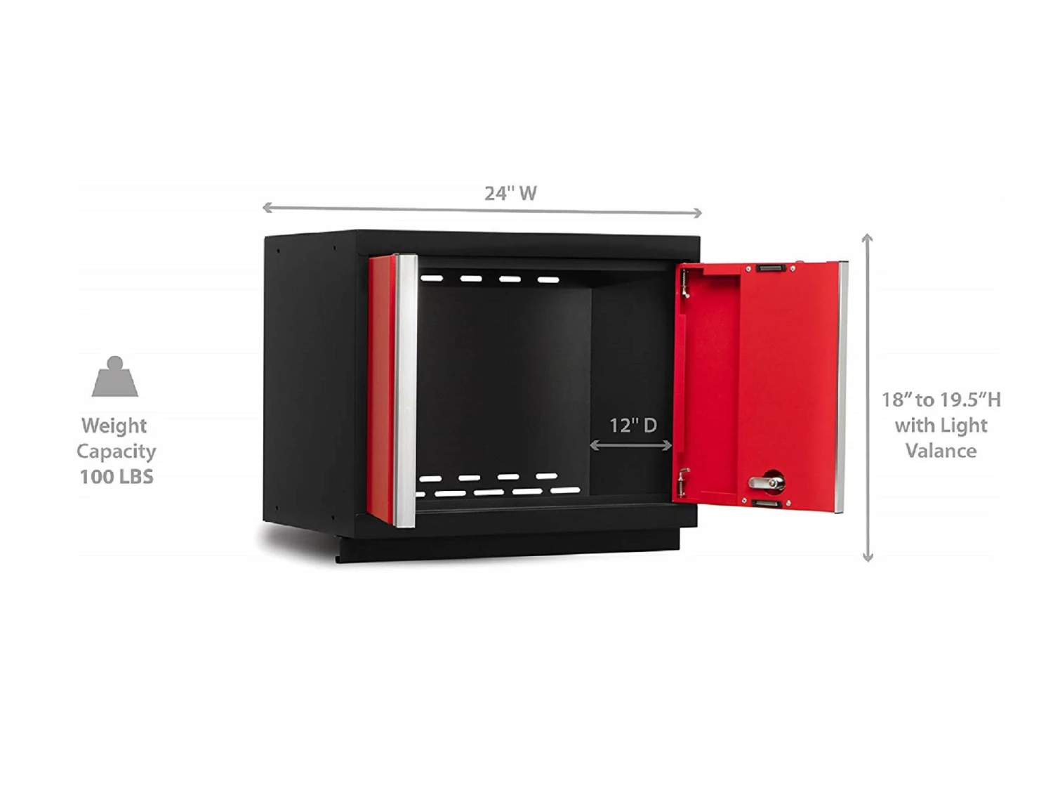 NewAge Products Garage Storage Bold Series 24 In. Wall Cabinet 33 NewAge Products Garage Storage Bold Series 24 In. Wall Cabinet