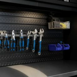 None Pro Series Diamond Plate Slatwall Backsplash Garage Storage 54 None Pro Series Diamond Plate Slatwall Backsplash Garage Storage