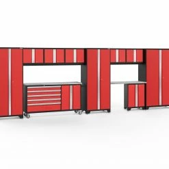 NewAge Products Garage Storage Systems Bold Series 11 Piece Cabinet Set 109 NewAge Products Garage Storage Systems Bold Series 11 Piece Cabinet Set