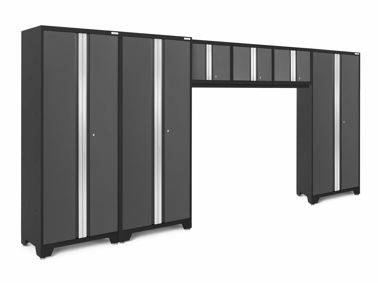 NewAge Products Garage Storage Bold Series Gray 6 Piece Set 1 NewAge Products Garage Storage Bold Series Gray 6 Piece Set